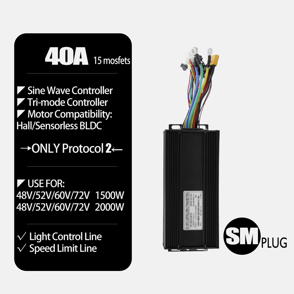 MTX39 48V/52V 2000W Front Rear - Gearless Hub Motor Conversion Kit 2000W With Display ulasan dan harga